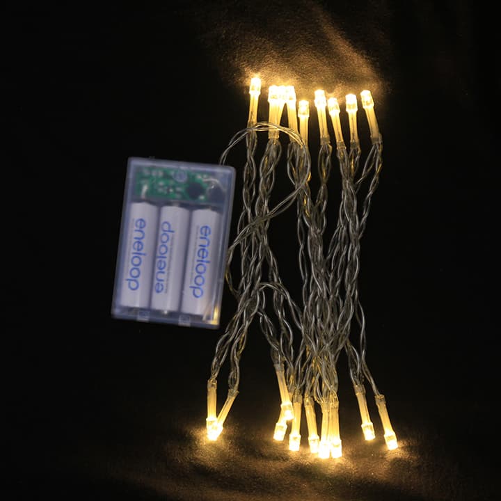 Dây đèn led đom đóm fairy lights 2m màu vàng nắng