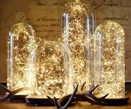 Đèn fairy lights trang trí quán cà phê