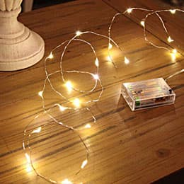 Đèn fairy lights trang trí tiệc Tết